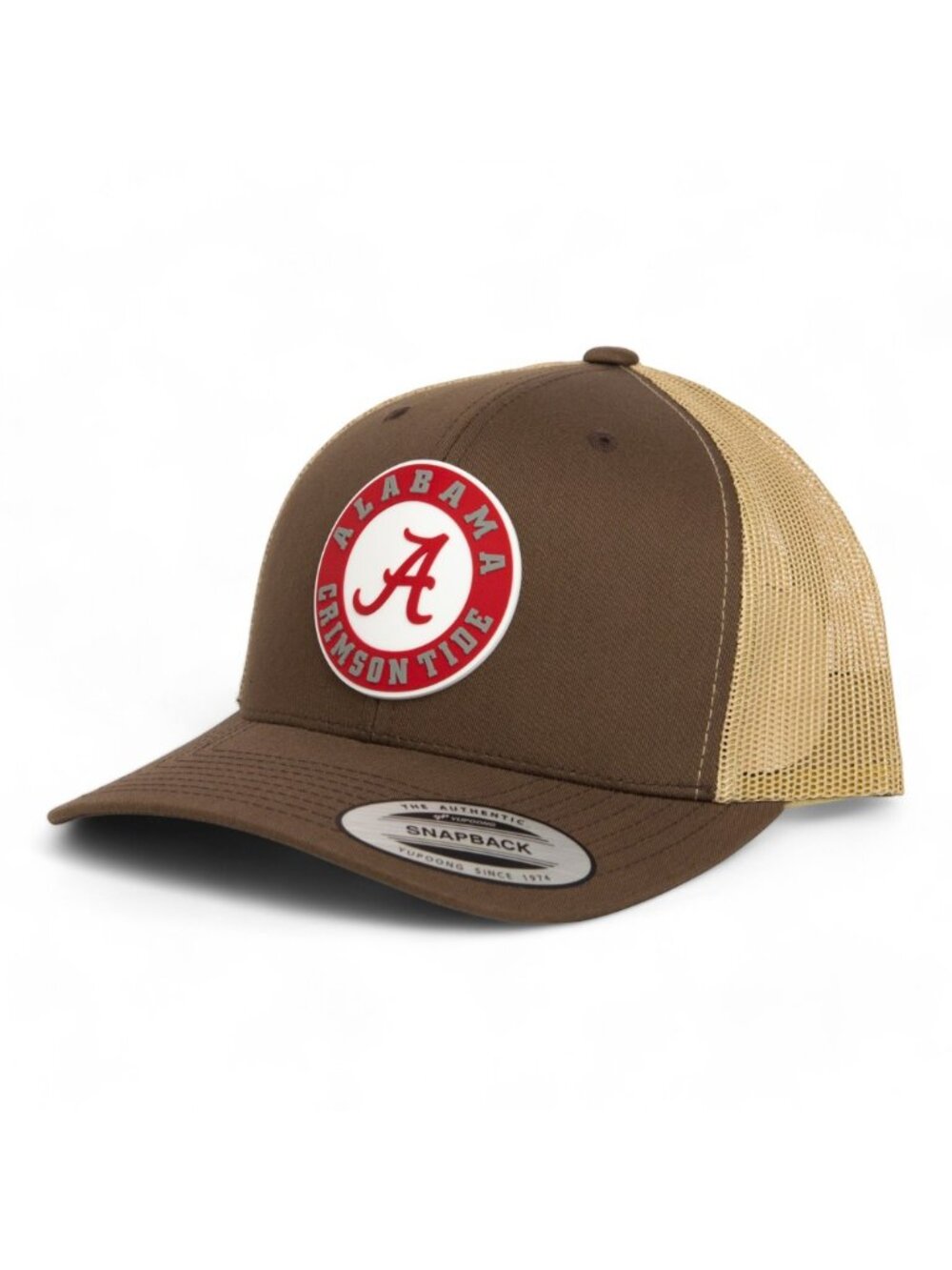 Alabama Crimson Tide YP Snapback Hat- Brown/ Khaki